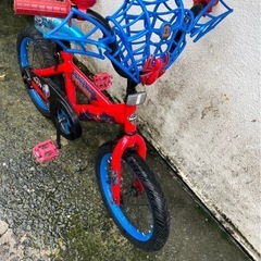 HUFFY16インチ2輪車SPIDER-MANキッズキャラクターバイクスパイダーマン🕷️自転車🍉プロフ必読の画像