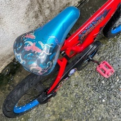 HUFFY16インチ2輪車SPIDER-MANキッズキャラクターバイクスパイダーマン🕷️自転車🍉プロフ必読の画像