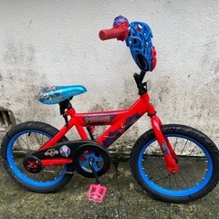 HUFFY16インチ2輪車SPIDER-MANキッズキャラクター...