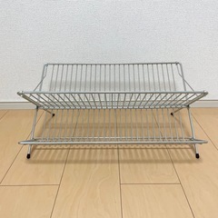 【直接引渡】IKEA イケア KVOT クヴォート ディッシュラック 皿 食器 水切り 高さ23 cm  長さ48 cm  幅29 cm 美品の画像