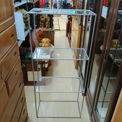 ガラスラック☆オシャレ家具、ラック、物置、【浜村鹿野温泉ICから3分 買取本舗 宮本リサイクル 営業時間9～19時 定休日水曜のみ←連絡できませんm(_ _)m】の画像