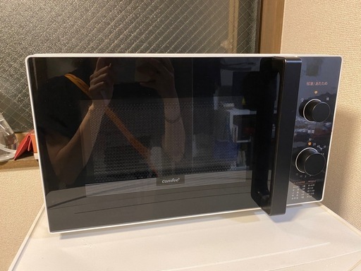 COMFEE‘ 電子レンジ 17L ターンテーブル 単機能 ヘルツフリー 全国対応 CFM-CM174 2023年製