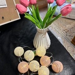 造花の花瓶　