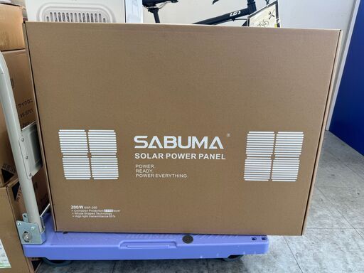 ソーラーパネル　SABUNA　SSP-200　未使用品　SABUNAポータブル電源専用