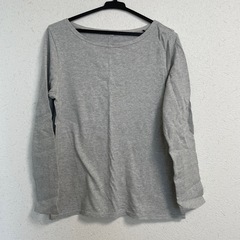 グレー 長袖 Tシャツ LL