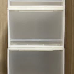 muji無印良品 収納ケース  3つ