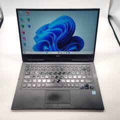 タッチ バッテリー◎ フルHD 13 NEC 2in1 タブレッ...