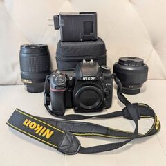 Nikon D7500 デジタル一眼レフ カメラ レンズ2本 付属品あり