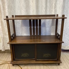 【無料】収納家具　キャビネット　和風
