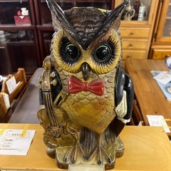 ふくろう　ビック貯金箱　81010