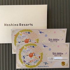 星野リゾート　宿泊券10万円分