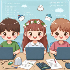 子ども達とマインクラフトする仕事
