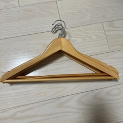木製ハンガー 5本セット