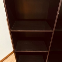 【値下げ・豊川市諏訪西町】3段ボックス2個セットブラウン茶色