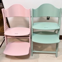 緑のみ　ベビーチェア　大和屋　アッフルチェア　緑のみ