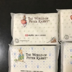 ピーターラビット　トイレに流せるポケットティッシュ（5つ）の画像