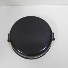 【Ko16】ツル付き すきやき鍋26㎝ シルバーストーン加工  ブラックの画像