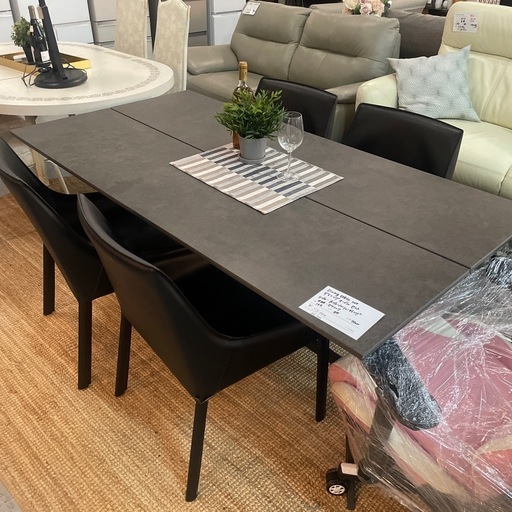 光グローバルトレーディング　ダイニングテーブル　チェアセット　セラミック天板