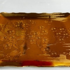 s0920613 皿 フォーク 5点セット 金箔 食器 和風 来賓用 和食器 工芸品 中古品の画像