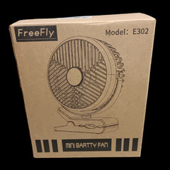 (未使用)FreeFly 卓上クリップ扇風機 ZLS‐E302