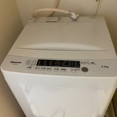 洗濯機5.5キロ美品