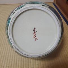 花瓶　文秀作　陶器の画像