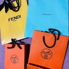 ★ブランド紙袋セット★☆HERMES☆FENDI☆Tiffany☆