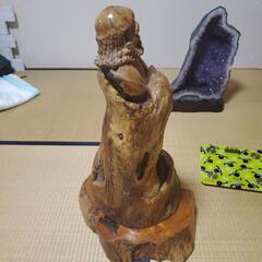 木彫り　像の画像