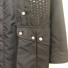 バレンザスポーツ　ジャケット　ブルゾン　コート　婦人服　スパンコール　黒　コート　ブルゾン　婦人服　レディースの画像