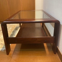 karimoku カリモク ガラス センターテーブル ローテーブル 大阪