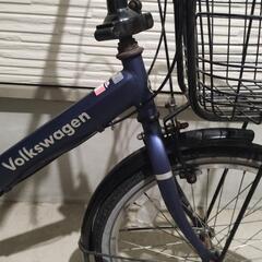 【美品】タイヤ新品! 20インチ折り畳み自転車 外装6段変速  整備済み! 不具合無しの画像