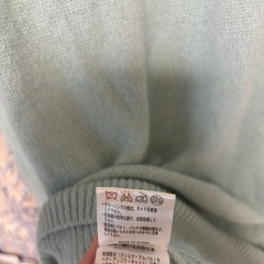 dazzlin 淡いグリーン　ニット　ワンピース　フリーサイズの画像