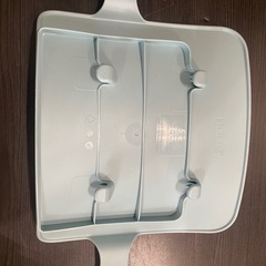 ストッケ　ベビーセット（アクアブルー）➕テーブル（白）の画像