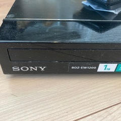 SONY BDZ-EW1200 ブルーレイレコーダー リモコン付きの画像