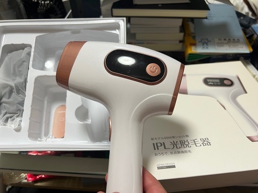 締切【ほぼ未使用】セルフ脱毛器