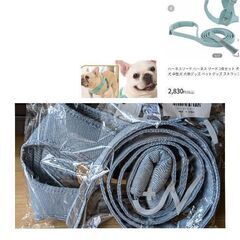 中型犬//大型犬リード&ハーネスセット（新品）お買い得！の画像