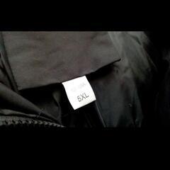 黒ダウンジャケット 5XL 新品 大きいサイズの画像