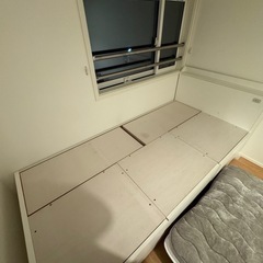 引き出し付きシングルベット