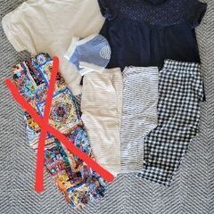 ロンパース卒業の頃～着用していた服80.90Size