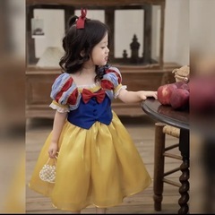 新品白雪姫プリンセス コスチューム ベビー キッズ 仮装 ロング丈の画像