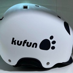 kufun スキー ヘルメット スノーボード キッズ スノボ ヘルメット バイザー 子供 大人 メンズ ジュニア レディース ダイヤルサイズ調整可 (パンダ, S(50-54CM))の画像