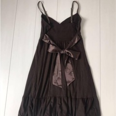 MISHU MASHU/膝上ワンピース バックリボン デート 程...