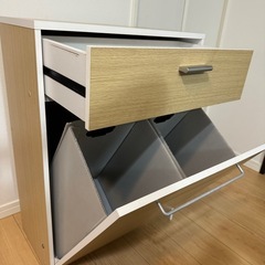 【最終値下げ】引き出し付　ゴミ箱20リットル×2