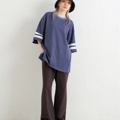 新品タグ付き　定価　8,800円　カスタネ　ウィムジック　フットボールTシャツ　ホワイトの画像