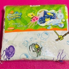 スポンジボブ　シーツセット　ハワイ購入