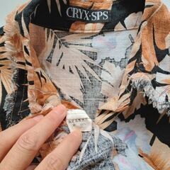 CRYX SPS ワイルド系アロハシャツ 半袖 7号の画像