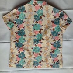 THE EMPORiUM パステルカラーの花柄アロハシャツ 半袖 7号ぐらいの画像