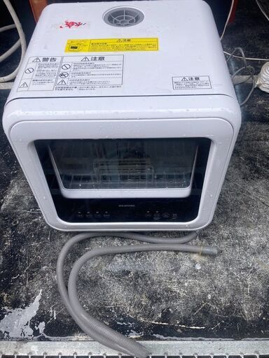 ☆中古￥8,000！IRIS OHYAMA　食洗機　家電　2021年製　PZSH-5T-W型　【BI122】