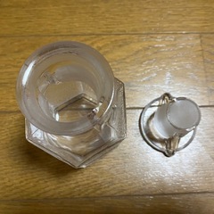ガラス　醤油差し　レトロの画像