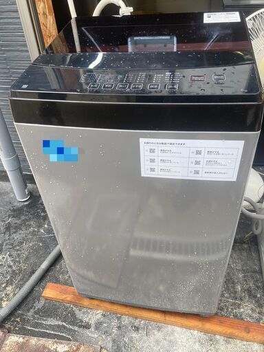 ☆美品￥13,800！ニトリ　6.0kg洗濯機　家電　NTR60 BK型　2021年製　幅52㎝ｘ奥行53㎝ｘ高さ92㎝　【BI124】